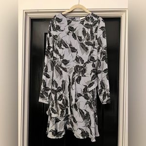 Reiss Chiffon Floral Mini Dress